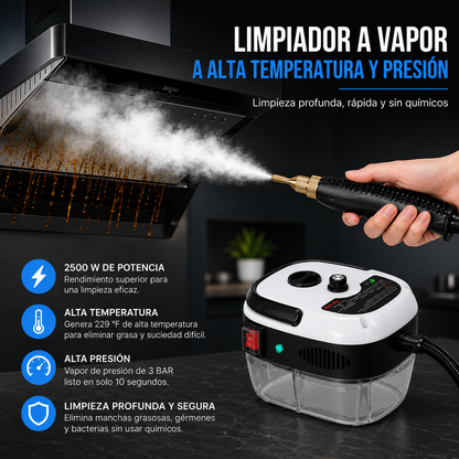 🚨¡PROMOCIONES DE AGOSTO YA DISPONIBLES! LIMPIADOR A VAPOR VapoMax™ 2500W🧼