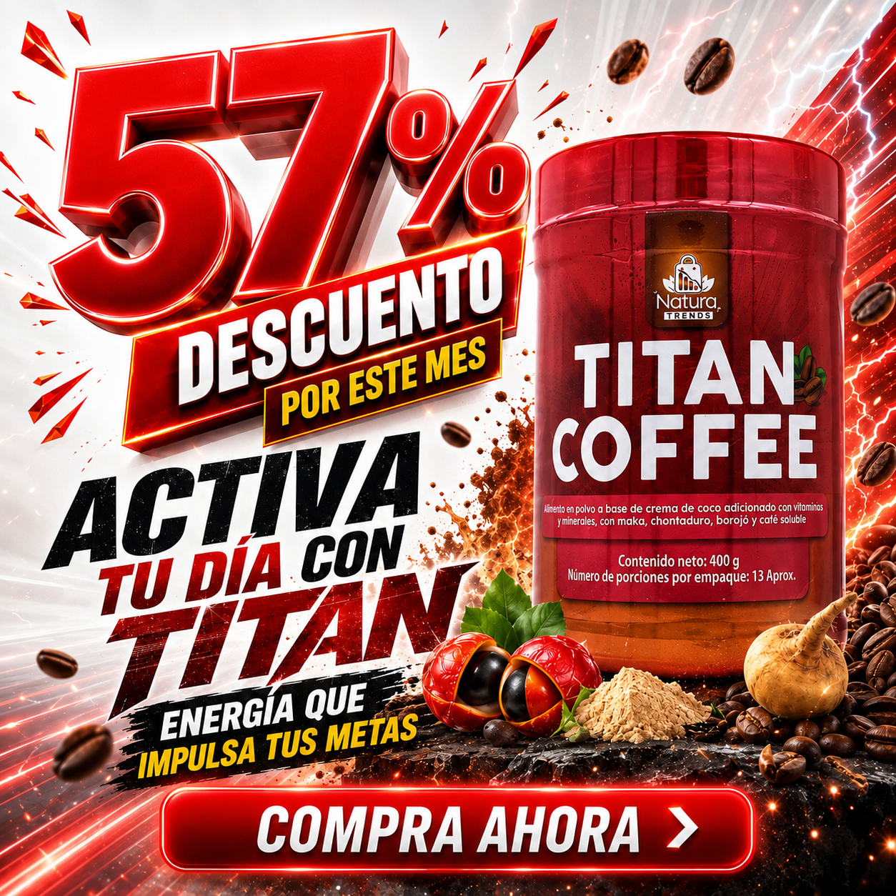 💥LA PROMOCIÓN QUE MUCHOS ESTABAN ESPERANDO - TITAN COFFE Y NUTRICION ☕⚡