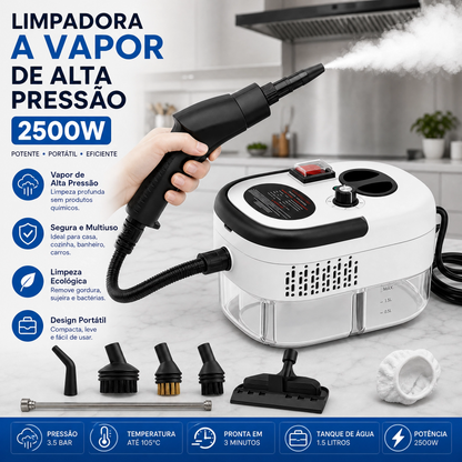 🚨¡PROMOCIONES DE AGOSTO YA DISPONIBLES! LIMPIADOR A VAPOR VapoMax™ 2500W🧼